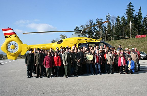 Senioren: Besichtigung ÖAMTC-Hubschrauberlandeplatz