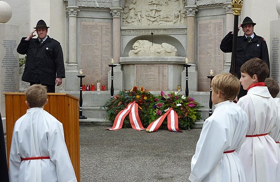 Kameradschaftsbund gedenkt der Toten beider Weltkriege